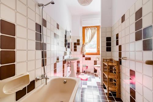 Koupelna v ubytování B&B Asteroidea