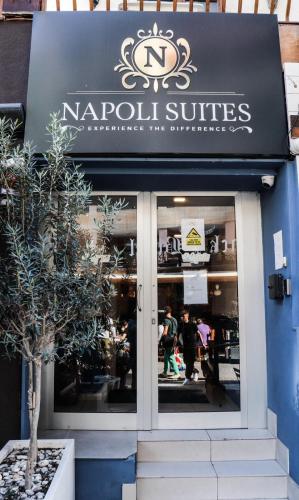 a store front of a napoli suites store at Napoli Suites Studios Aparthotel in St Julian's
