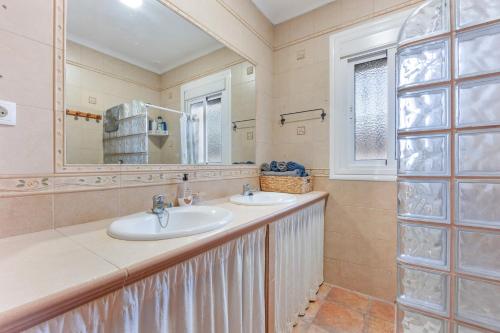 Koupelna v ubytování Chalet El Olivo