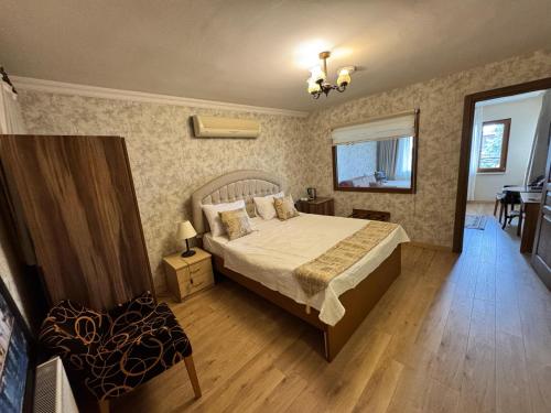 Postel nebo postele na pokoji v ubytování Hotel Ipekyolu