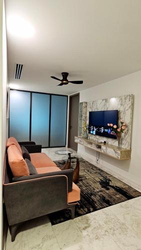 Area soggiorno di Crystal Service Suite At Eaton KLCC