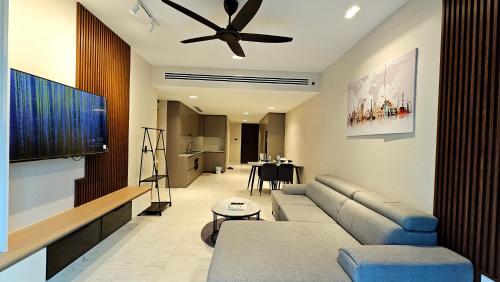 TV o dispositivi per l'intrattenimento presso Crystal Service Suite At Eaton KLCC