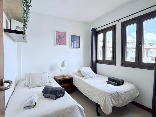 Postel nebo postele na pokoji v ubytování Golden Horizon en Puerto de Calero