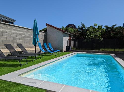 Maison 6 personnes, Piscine privée, jardin