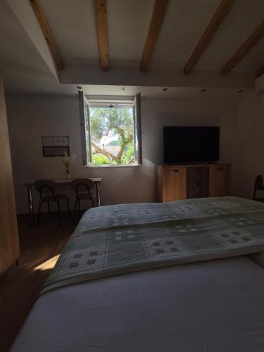 Postel nebo postele na pokoji v ubytování Summer Nest-Studio Apartment