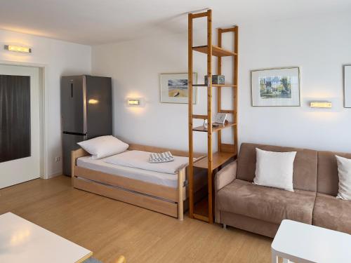 Ένα ή περισσότερα κρεβάτια σε δωμάτιο στο Haus Störtebeker Letj Gus