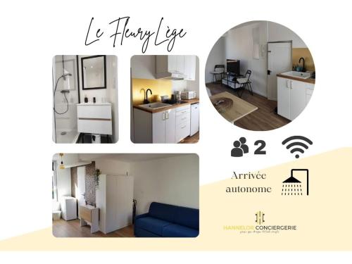 FleuryLège - calme studio proche de Rouen