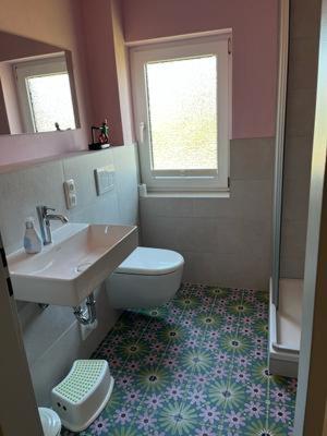 Ένα μπάνιο στο Ferienhaus "das hörnchen"