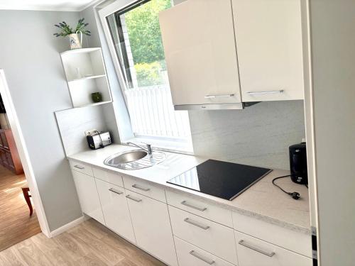 Dapur atau dapur kecil di Ringhotel Fährhaus