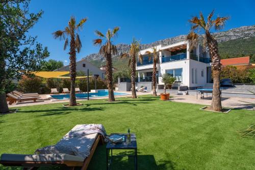 Seaview Villa Stanka with Pool and attached Jacuzzi