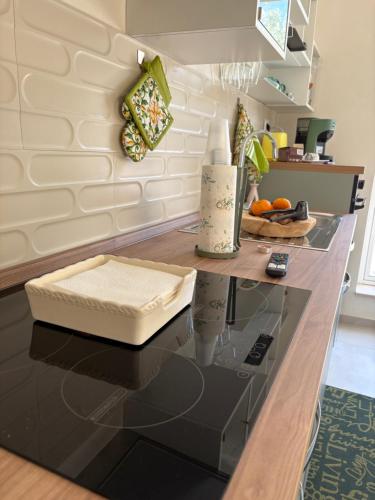 Η κουζίνα ή μικρή κουζίνα στο Borgo Bortolone