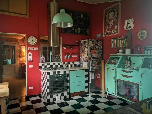 Η κουζίνα ή μικρή κουζίνα στο Warm and cozy house in Valpolicella