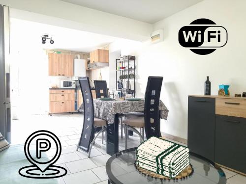 Le Jardin des Mazades - Cosy T2 - Parking - Wifi Fibre Gratuit