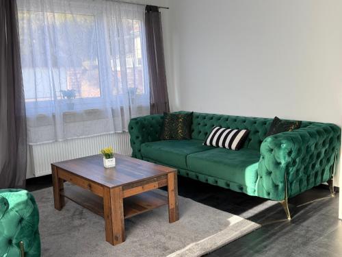 Χώρος καθιστικού στο Villa Wolke - Ferienwohnung