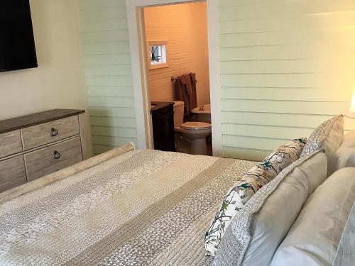 Χώρος καθιστικού στο SeaGlass Inn Bed and Breakfast