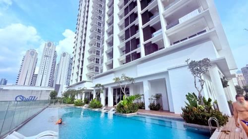 Bazén v ubytování Quill Residence Suites KLCC Sunlight nebo v jeho okolí
