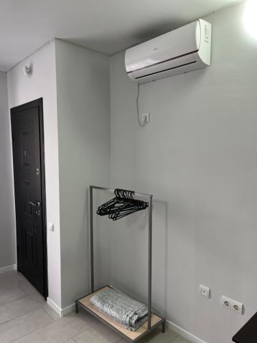 a room with a air conditioner on the wall at Мини отель «Чайка» in Odesa