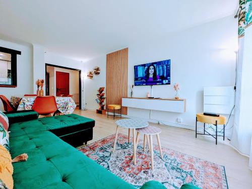 Chic and spacious appartment with balcony