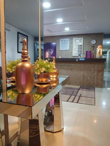 Dapur atau dapur kecil di Hotel Açaí