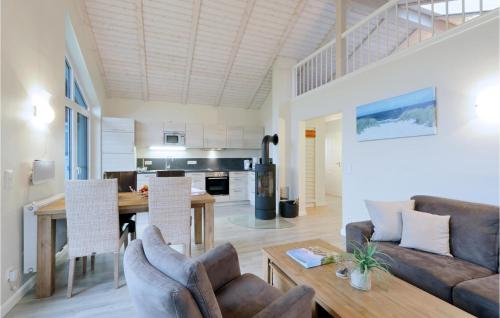 Kuchyň nebo kuchyňský kout v ubytování Nice Home In Dagebüll With Wifi