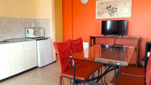 Dapur atau dapur kecil di Terrazas de Merlo Aparts