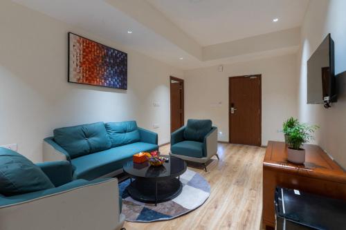 Μια τηλεόραση ή/και κέντρο ψυχαγωγίας στο The Orange Hotel - Narsingi, Hyderabad