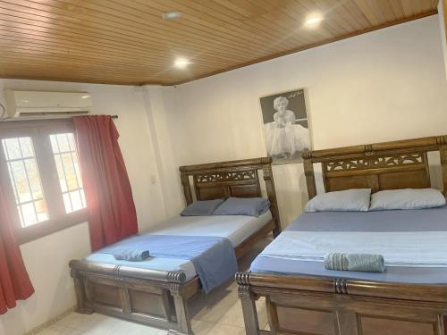 Postel nebo postele na pokoji v ubytování Lodging Gosen