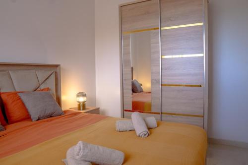 Voodi või voodid majutusasutuse Casa Balia 2 Chambres, WiFi Haut Débit, à 8 min des Plages de Tanger toas