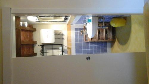 a view of a bathroom through a door at Penelope in Marliana