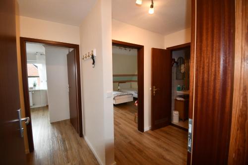 Postel nebo postele na pokoji v ubytování Haus Prause Wohnung 3