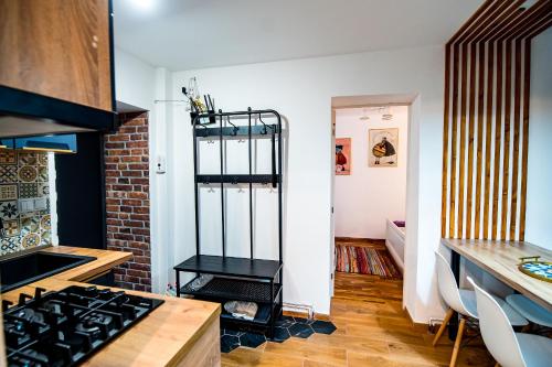 Køkken eller tekøkken på Mia House Brașov