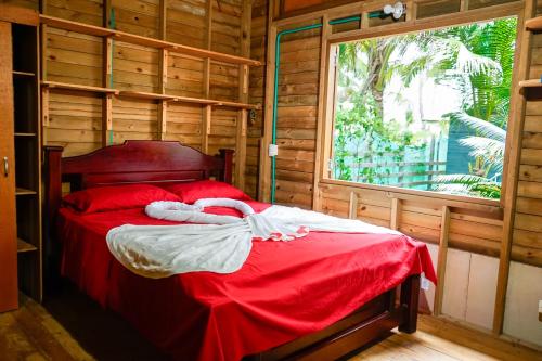 Ένα ή περισσότερα κρεβάτια σε δωμάτιο στο Hamaca Grande Eco Hotel