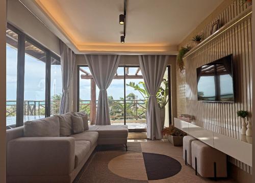 Μια τηλεόραση ή/και κέντρο ψυχαγωγίας στο Beach Place Resort