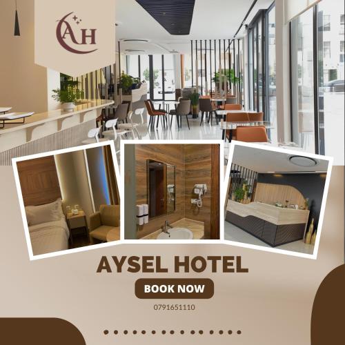 un collage de fotos de un libro de hotel de todos los años. en Aysel Hotel, en Áqaba
