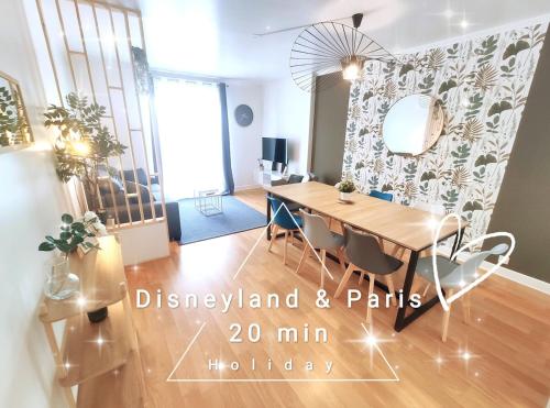 Disneyland - Paris 15 min - Parking - 8 personnes