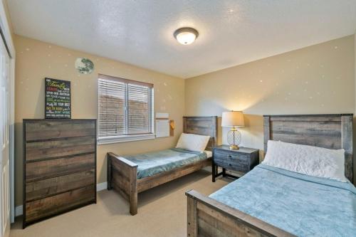 Ένα ή περισσότερα κρεβάτια σε δωμάτιο στο Eagle Mountain Villa