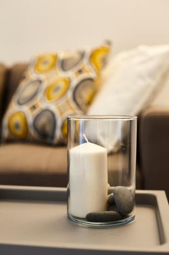 Ruang duduk di Villa Dapper Apartment 3