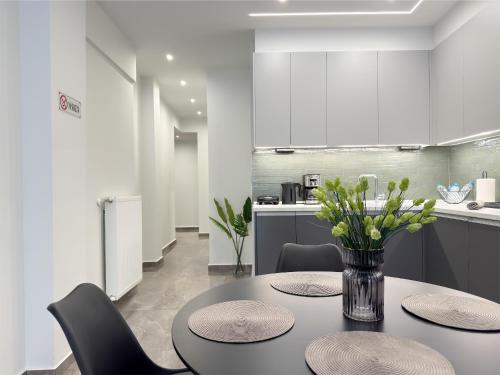 Χώρος καθιστικού στο Luxurious Residence Thessaloniki