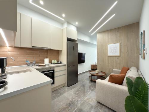 Η κουζίνα ή μικρή κουζίνα στο Luxurious Residence Thessaloniki