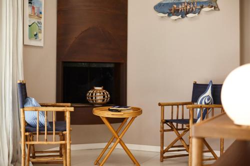 Ruang duduk di Villa Dapper Apartment 3
