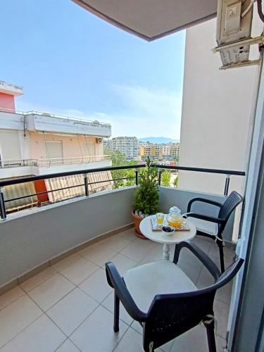 Balkón nebo terasa v ubytování Boulevard Apartment