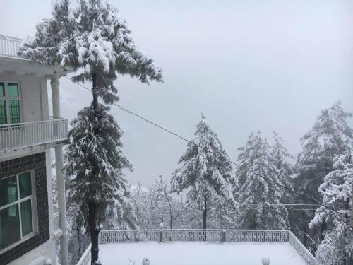4 BR Luxe Resort In Murree Available For Events v zimě