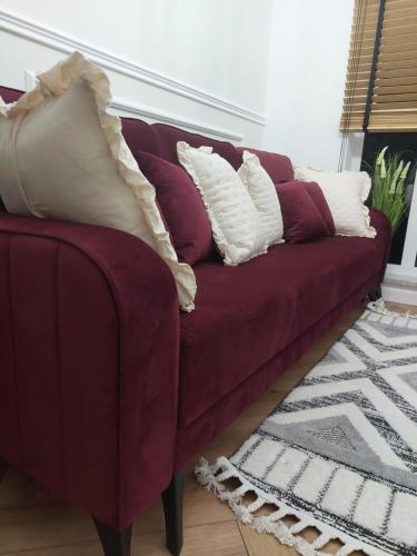 Χώρος καθιστικού στο Apartament Roztocze