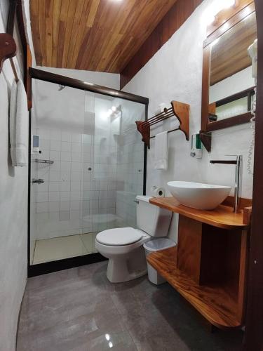 Koupelna v ubytování Elida Lodge Monteverde