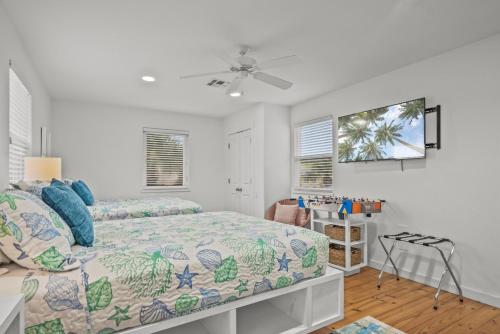 Ένα ή περισσότερα κρεβάτια σε δωμάτιο στο Villa Palma Azul luxury living