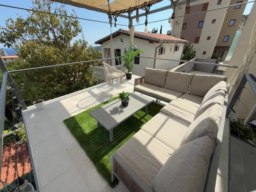 Posezení v ubytování Apartman Marija sa ličnim đakuzijem