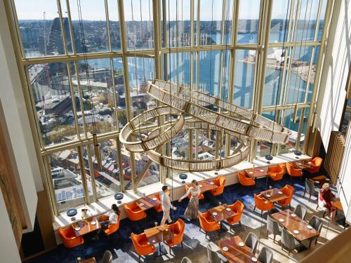 Restoran või mõni muu söögikoht majutusasutuses Shangri-La Sydney