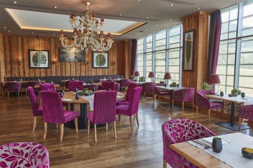 Χώρος καθιστικού στο Kempinski Hotel Das Tirol