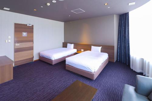 大江戸温泉物語 Premium あたみにあるベッド