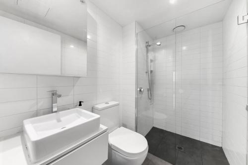Bilik mandi di 2Brm Private APT in Southbank with Views